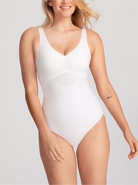 Honeylove Tank Body Suit in Astral White Women’s Size M